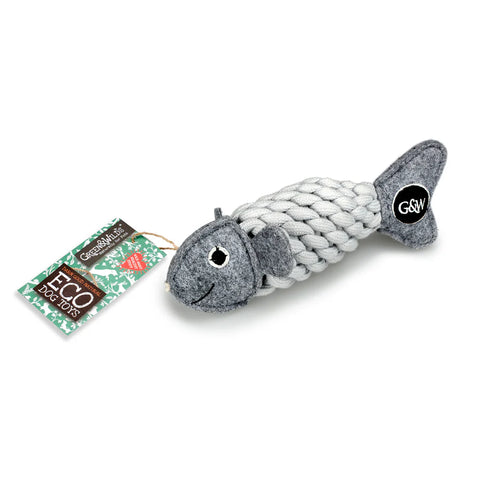 Roger the rope fish dog toy