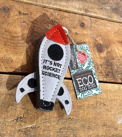 It’s not rocket science eco dog toy
