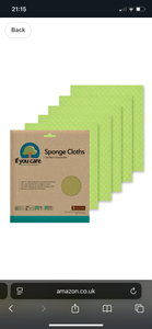 If you care sponge cloths