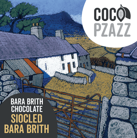 Coco Pzazz bara brith milk chocolate bar