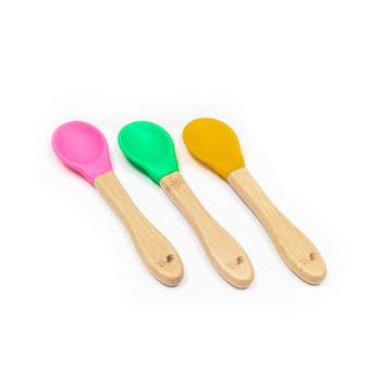 Bamboo weaning spoons