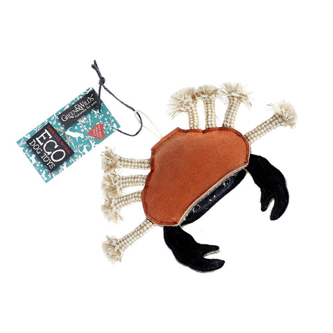 Carlisle the crab, eco toy