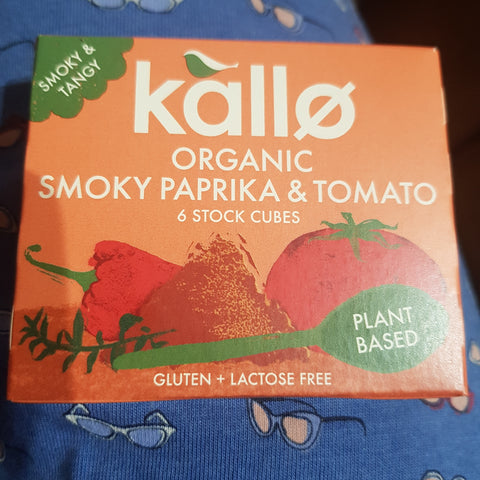 Kallo smoky paprika and tomato stock cubes
