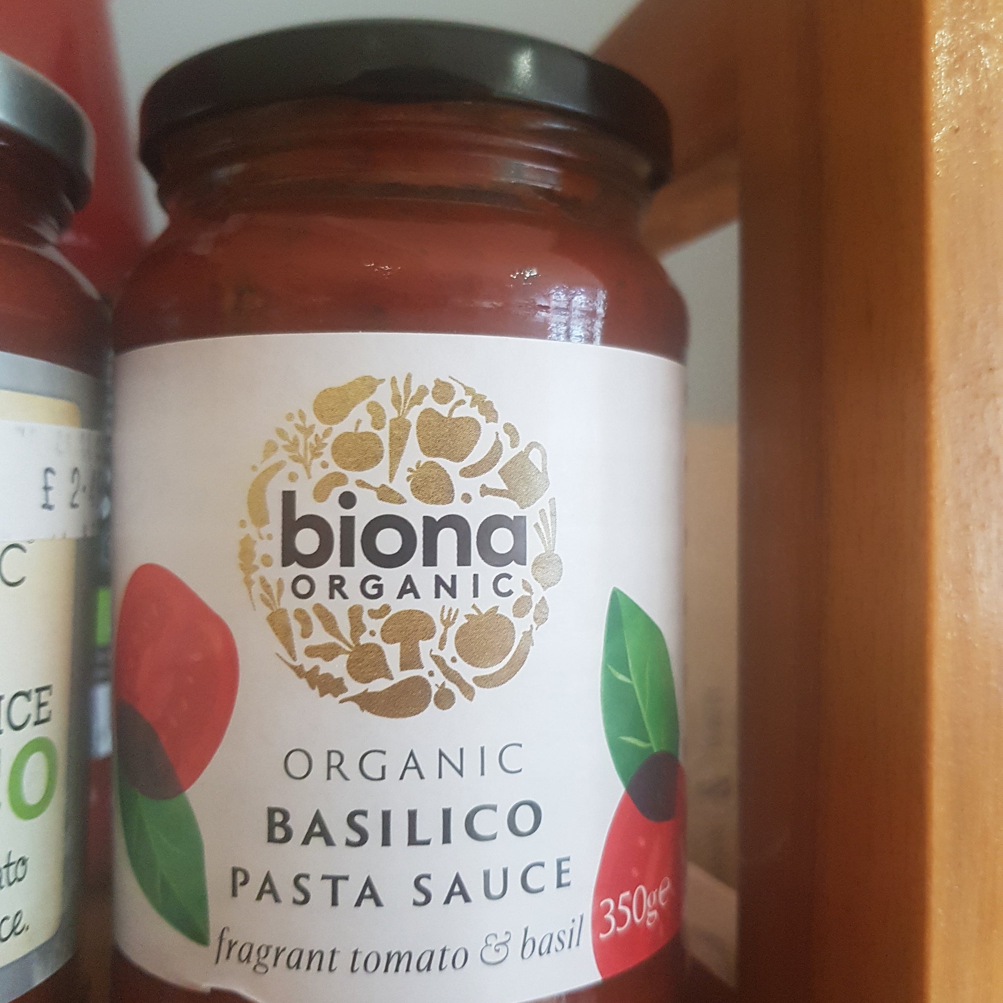 Biona organic basilica pasta sauce