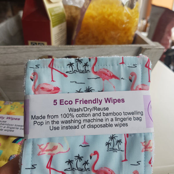 Hannah and me reusable bamboo wipes
