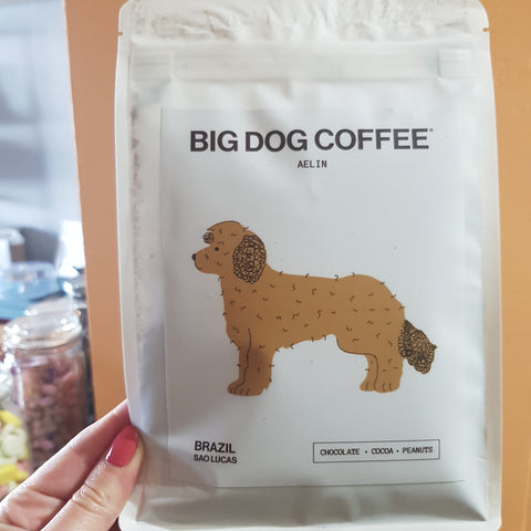 Big Dog Coffee 250g ground.