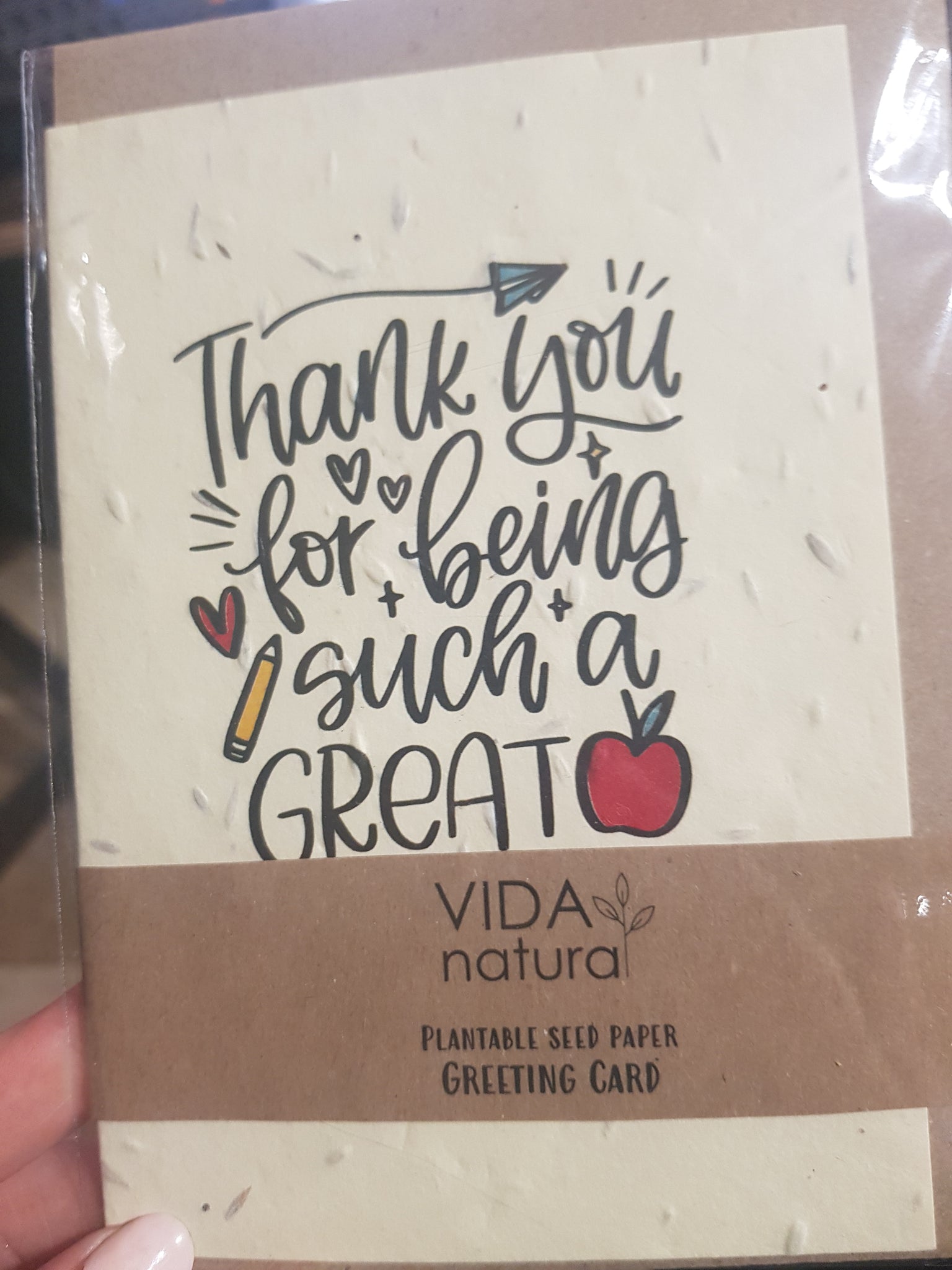 VIDA NATURAL seeded greetings cards