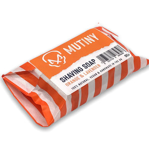 Mutiny shaving soap- orange and lavender