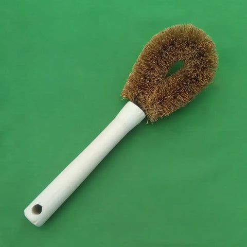 Coconut hair washing up brush