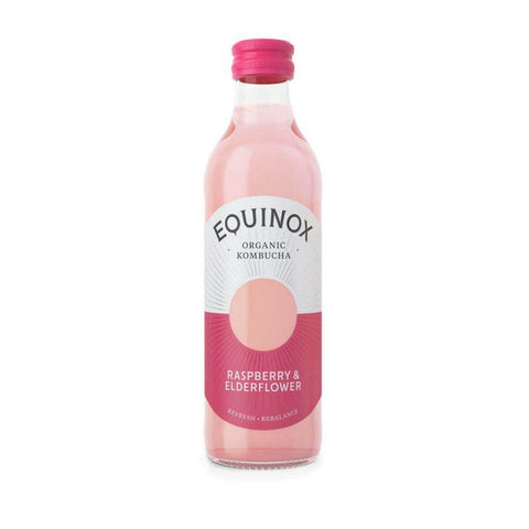 Equinox kombucha raspberry and elderflower