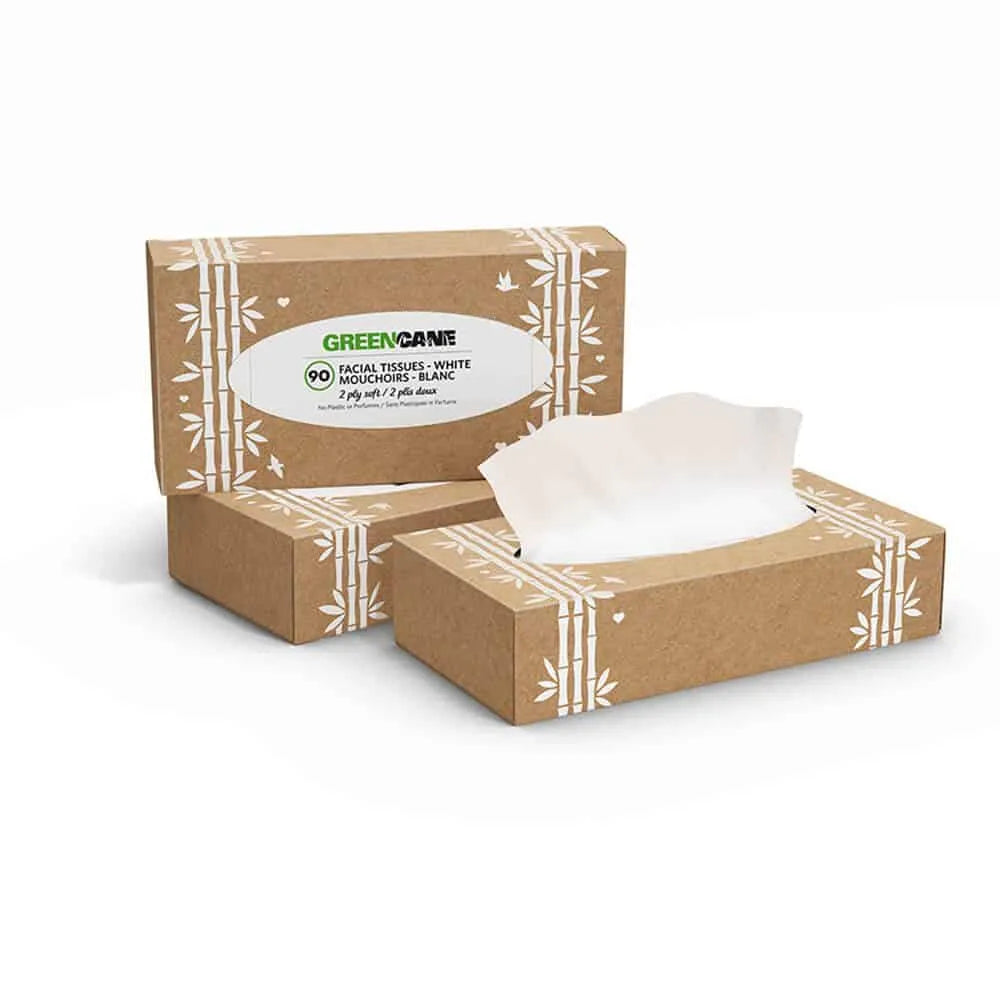 Green Cane Facial tissues