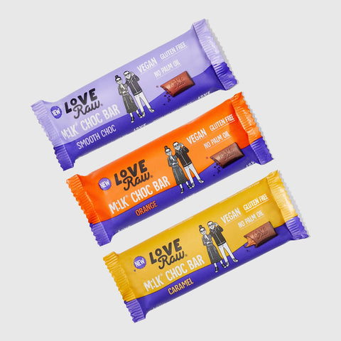 Love raw m:lk choc bar