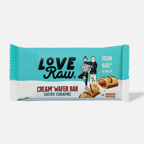 Love Raw Cre&m wafer bar salted caramel bar