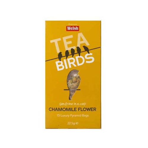 Welsh Brew Tea Birds, Chamomile Flower