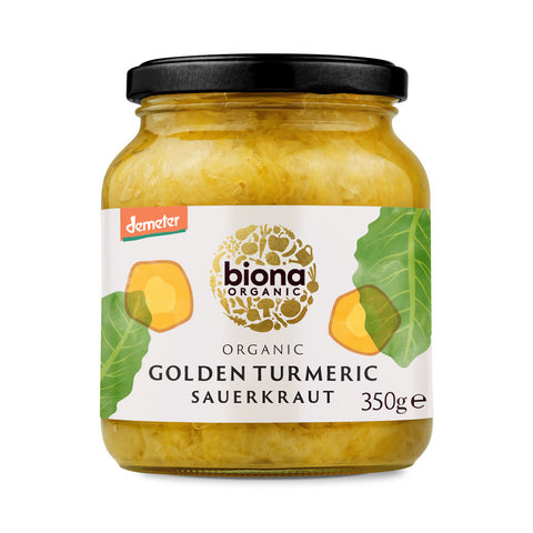 Biona organic golden turmeric sauerkraut