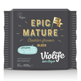Violife vegan epic mature cheddar flavour